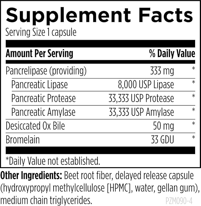 Pancreatic Enzymes Plus (PaleoZyme)