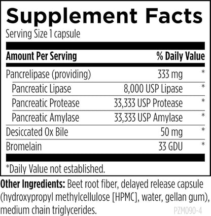 Pancreatic Enzymes Plus (PaleoZyme)